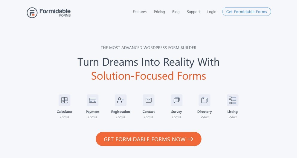 Formidable Forms WordPress plugin