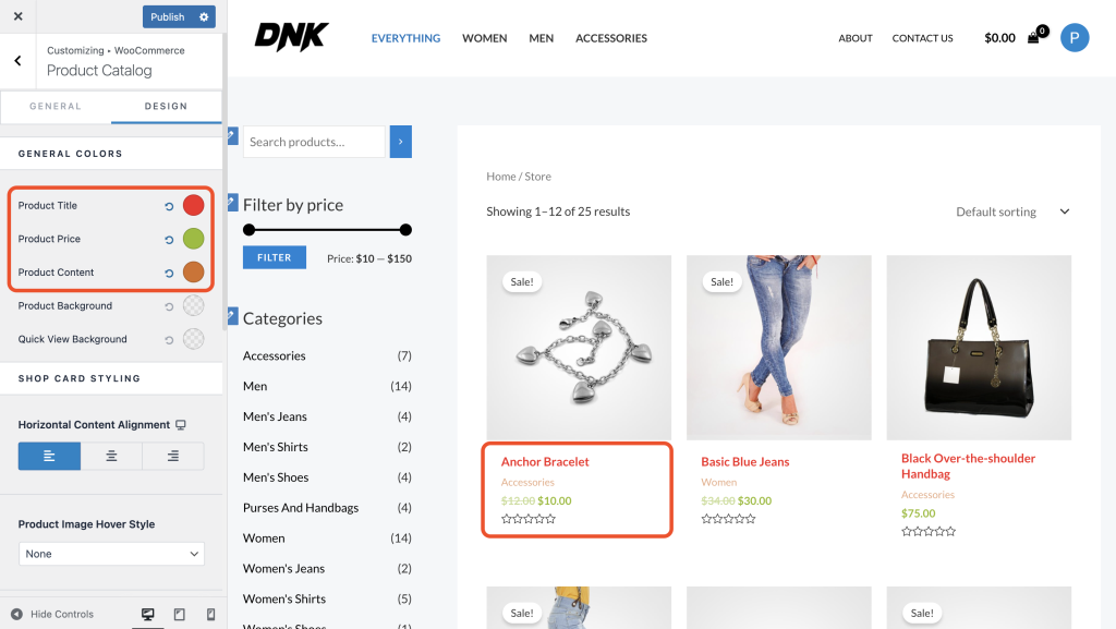 product catalog options for WooCommerce