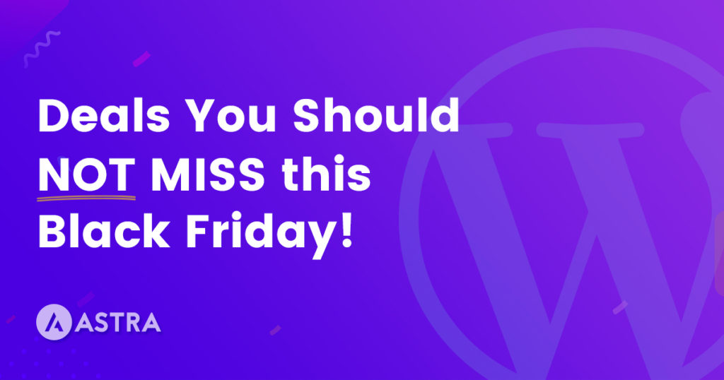 18 Best WordPress Black Friday Deals in 2018 Black Friday Deals in 2018