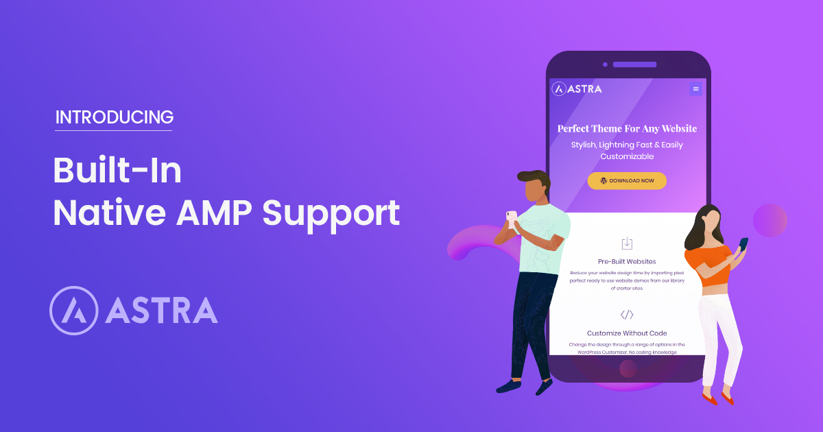 Astra native AMP support