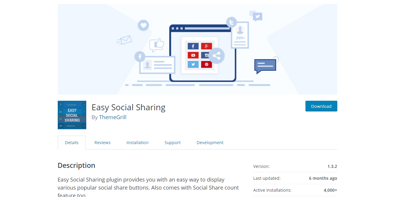 Social Media Plugins - Easy Social Sharing