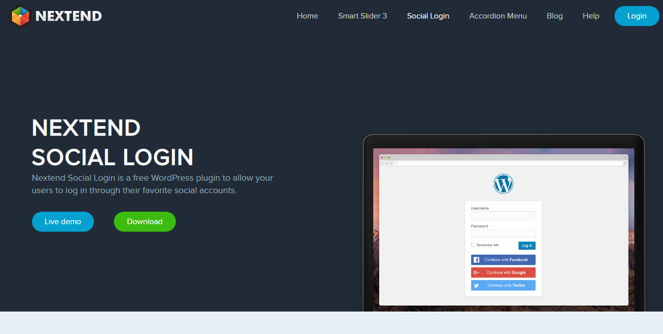 Social Media Plugins - Nextend Social Login