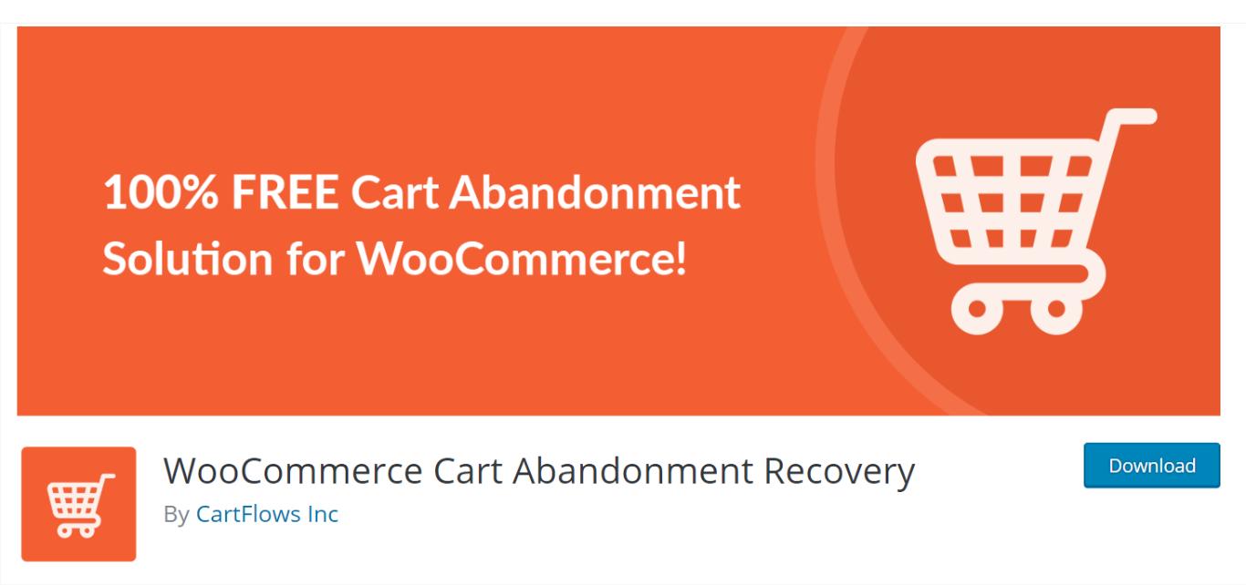 WooCommerce Cart Abandonment Recovery by CartFlows.