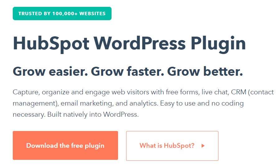 Hubspot WordPress plugin