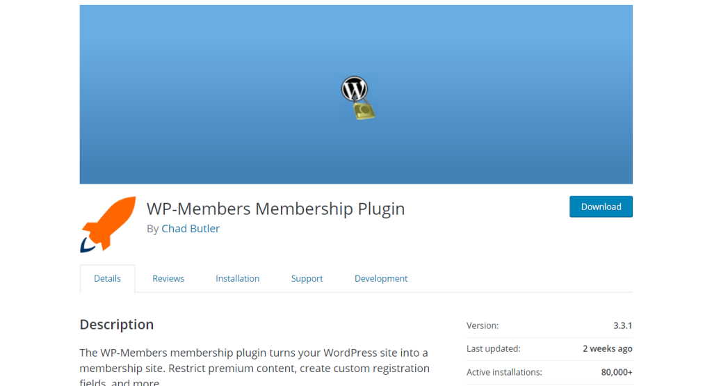 WP-Members membership plugin