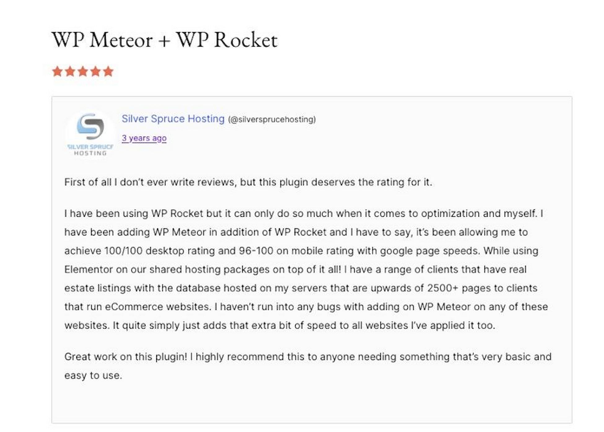 WP Rocket review