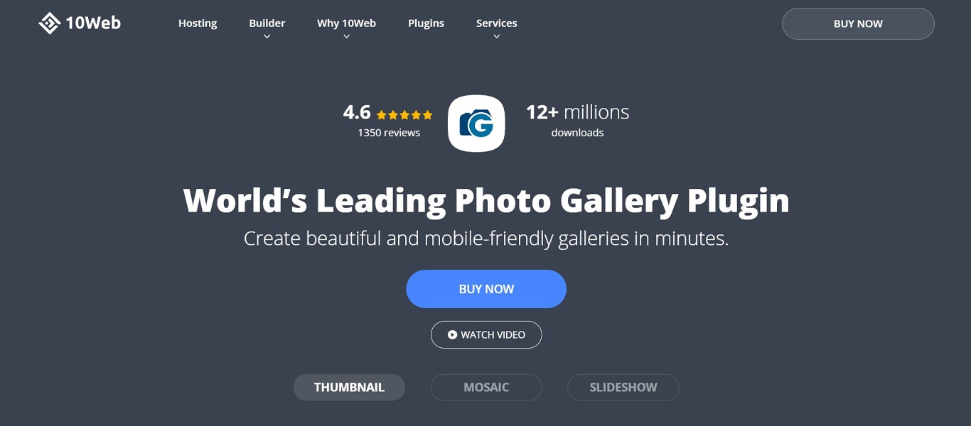 10Web plugin site image