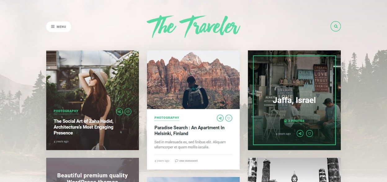 The Traveler responsive wordpress theme