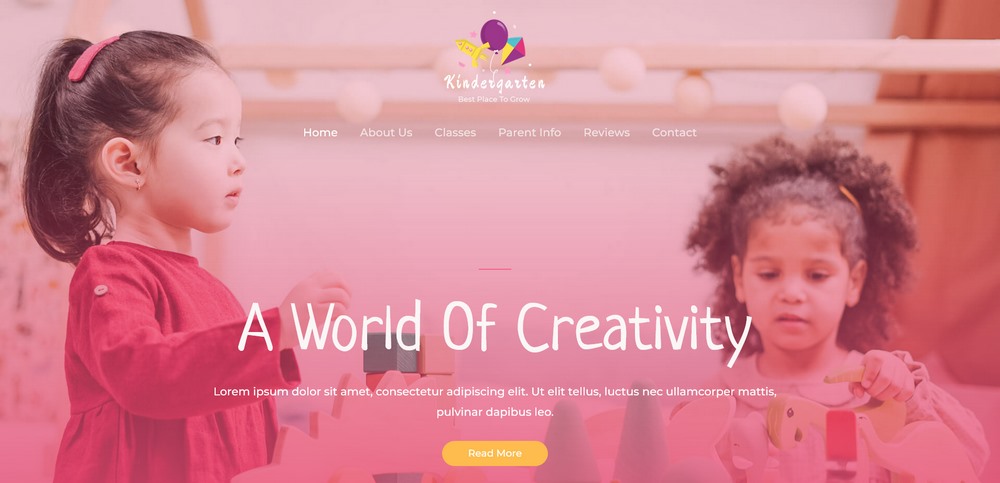 Astra School & Kindergarten demo template