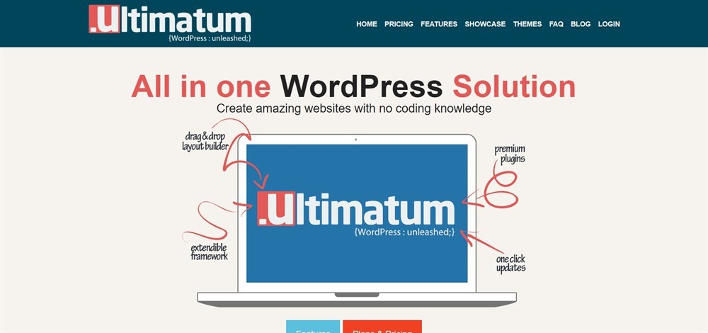 Ultimatum homepage