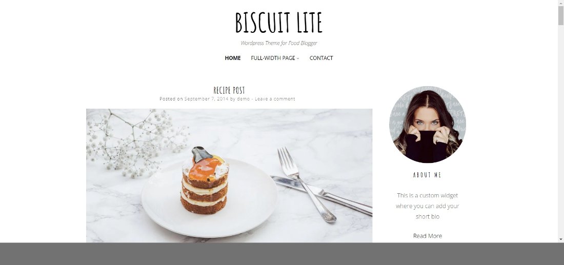 biscuit lite wordpress theme demo template