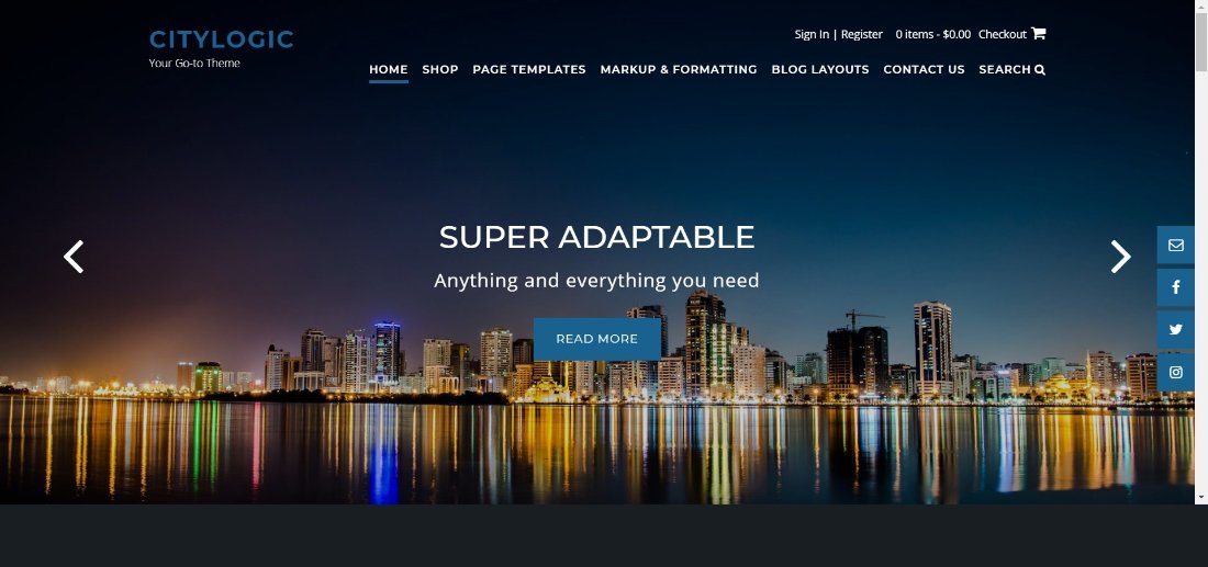 city logic wordpress theme