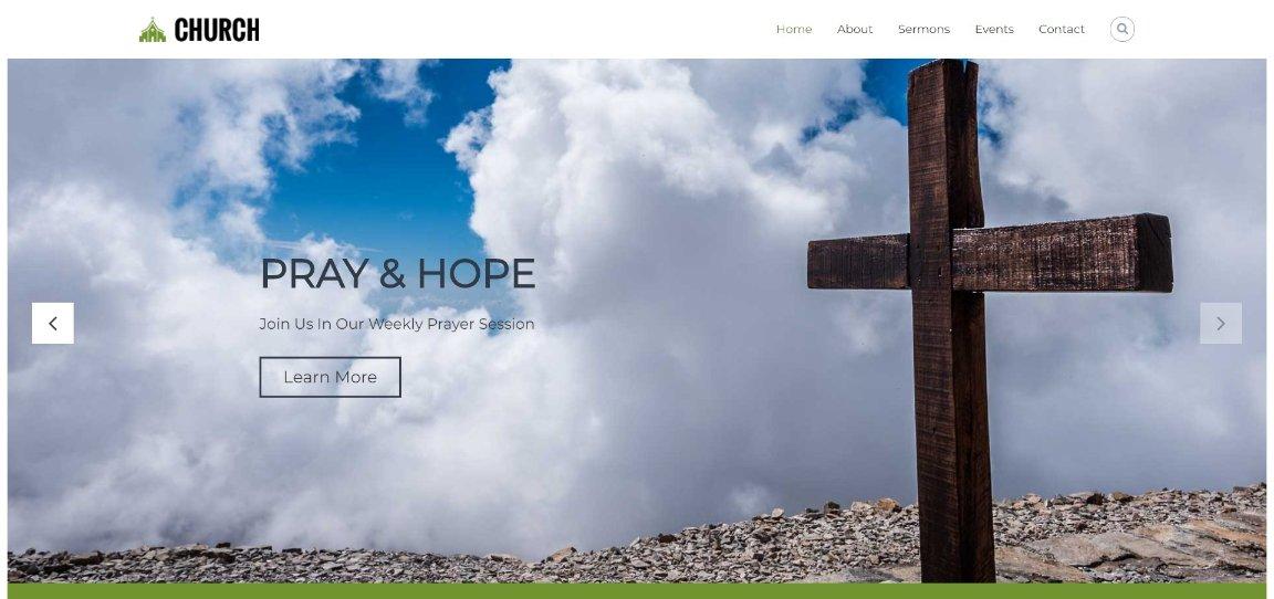 Flash Pro Church wordpress theme