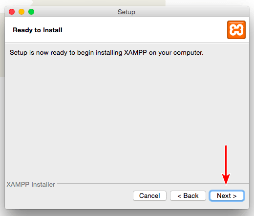 xampp installation on Mac 5