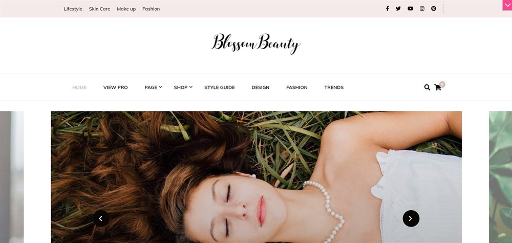 Blossom Beauty WordPress Theme Demo