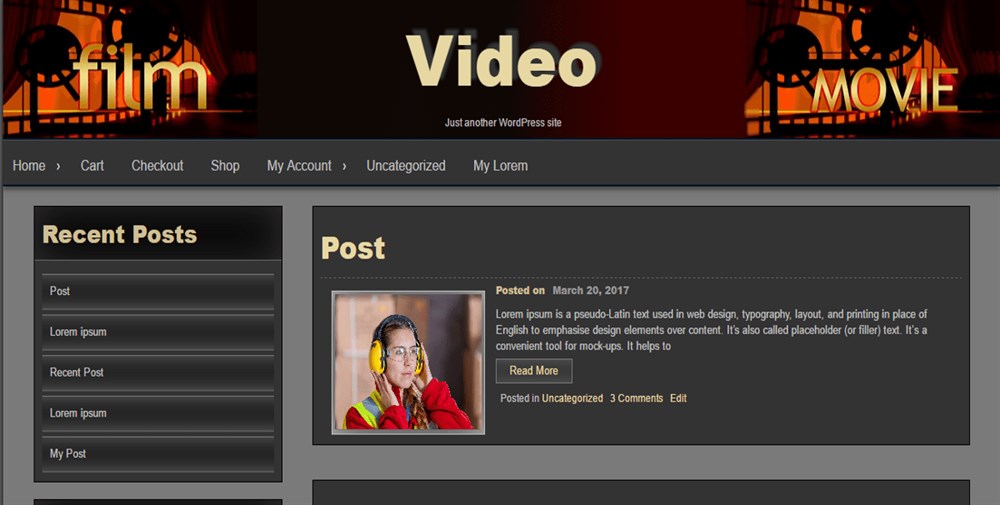 Seos video theme