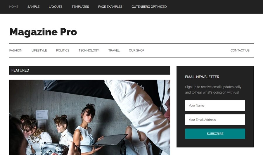 Magazine Pro WordPress theme