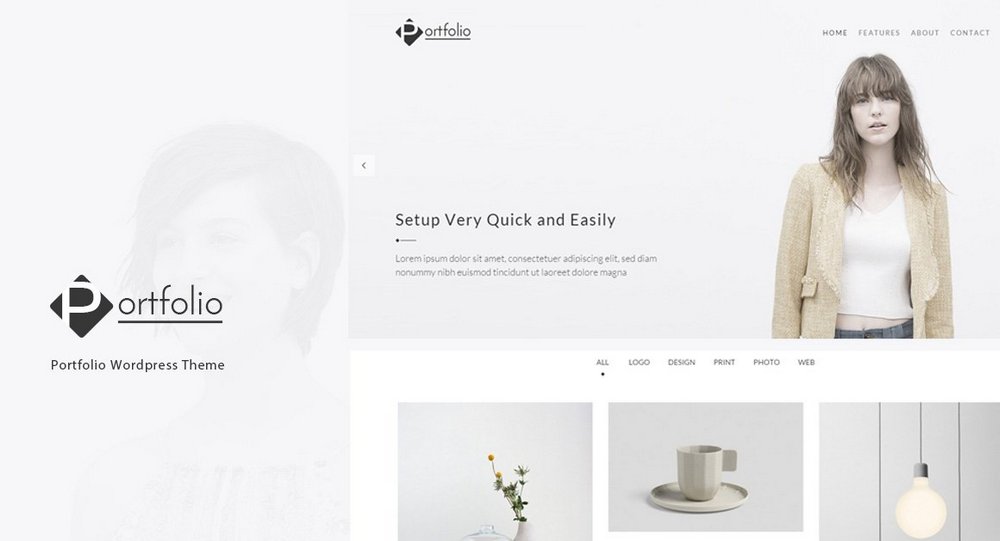 Portfolio creative market theme demo