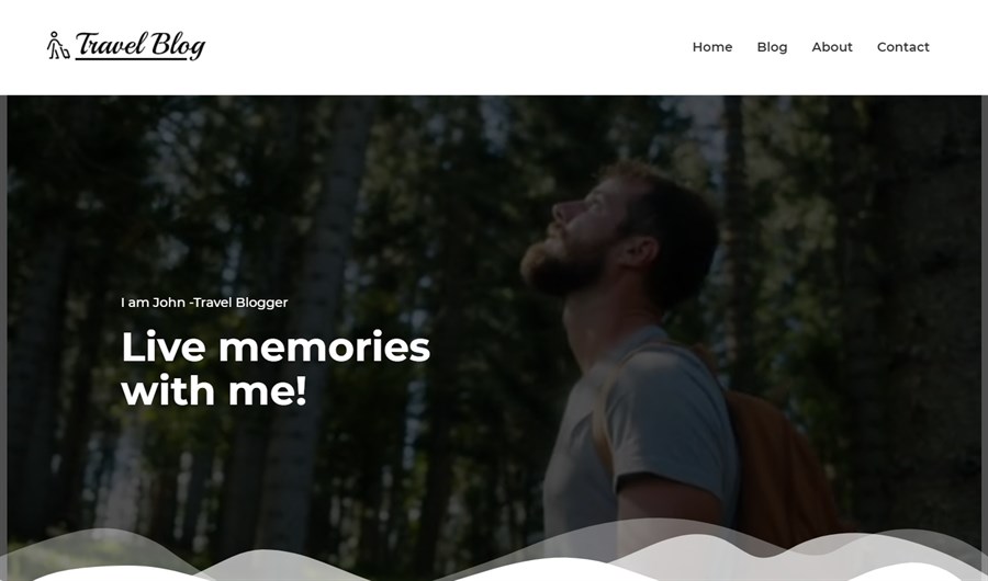 Travel Blog WordPress theme