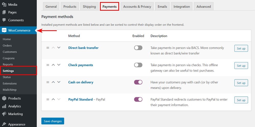 WooCommerce Payment