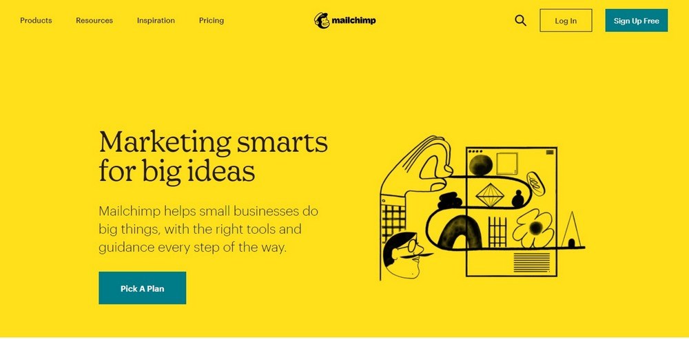 Mailchimp email marketing platform