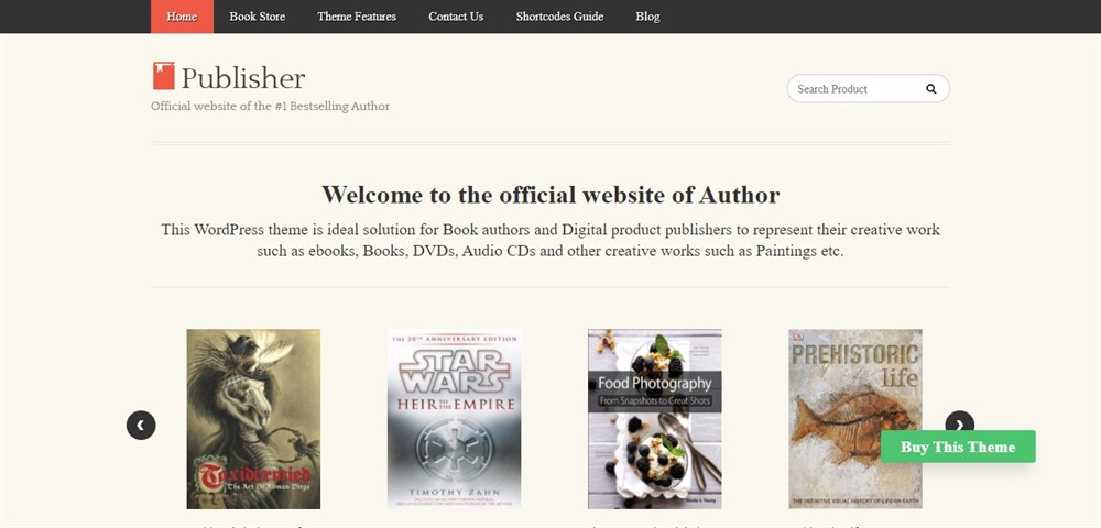 Publisher demo site