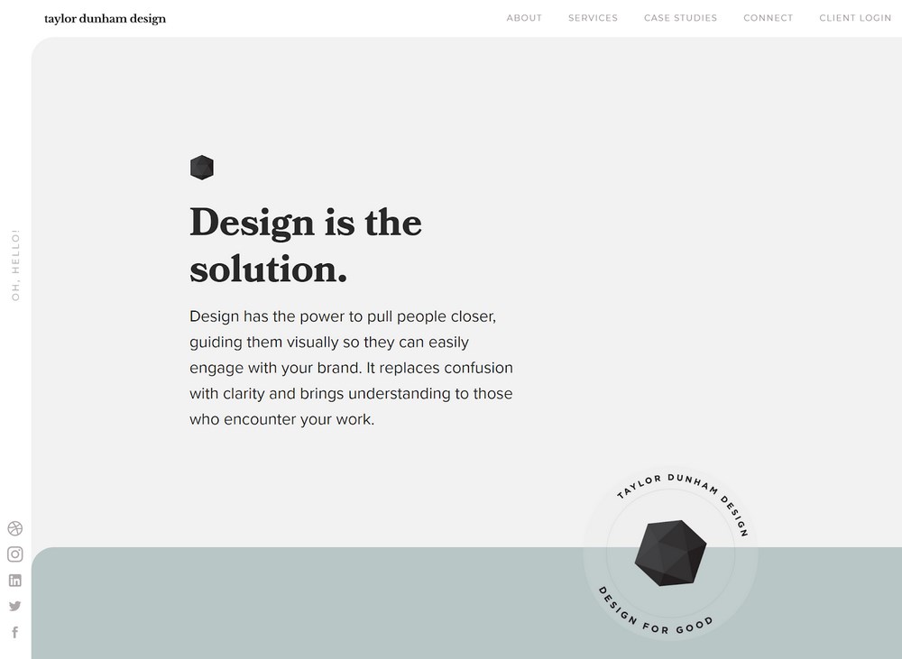 Taylor Dunham portfolio website