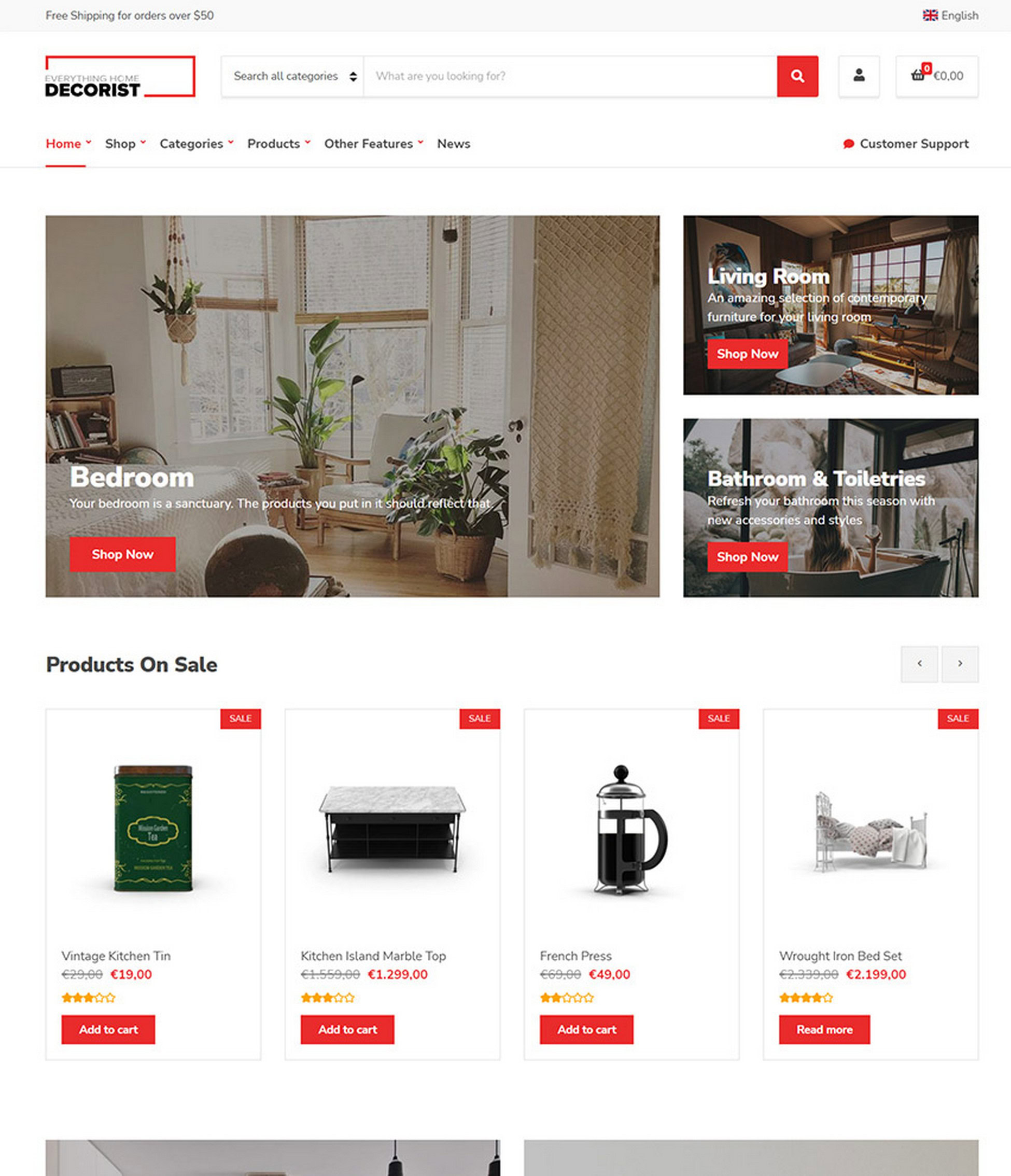 decorist theme template