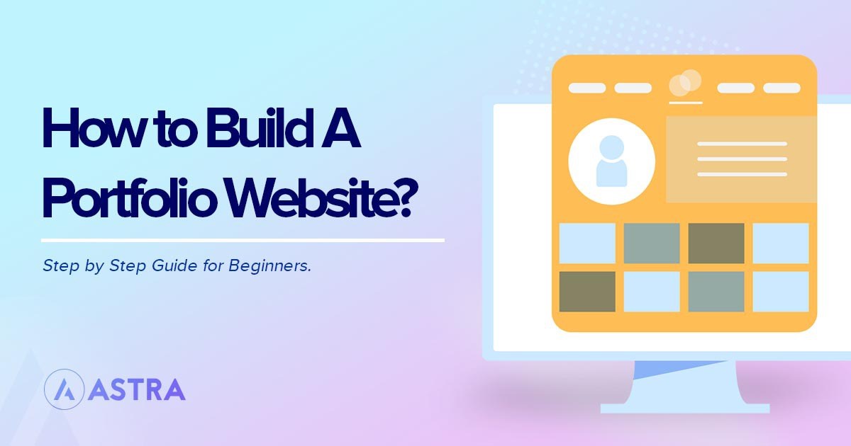 how to build a portfolio website