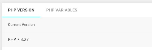 Check current PHP version WordPress running on