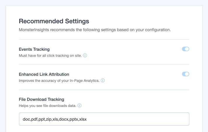 MonsterInsights setup wizard 4