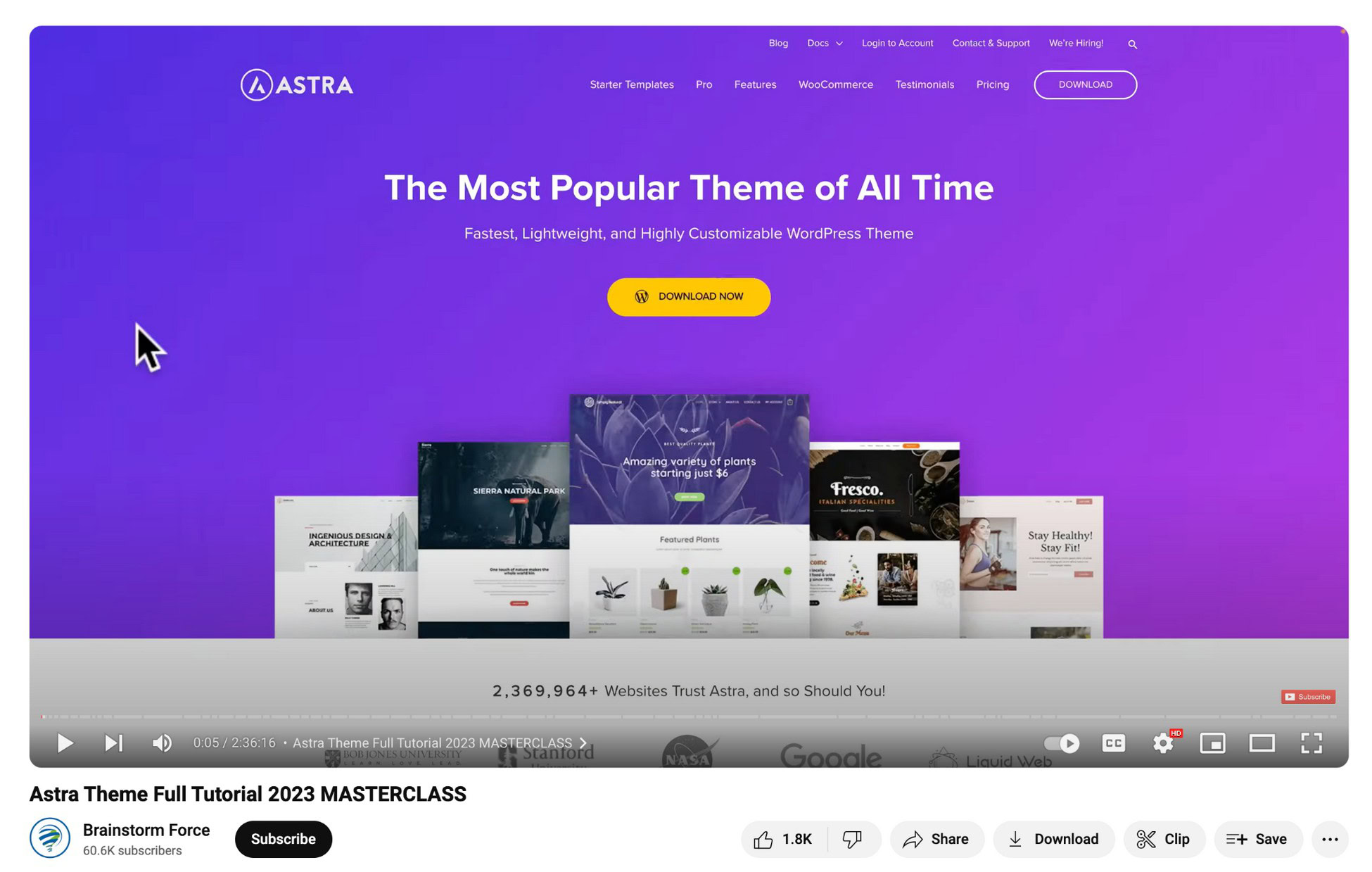 Astra WordPress theme