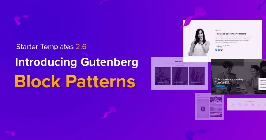 introducing Gutenberg block patterns 2.6