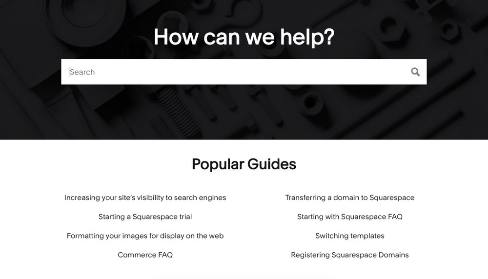 Squarespace help and support