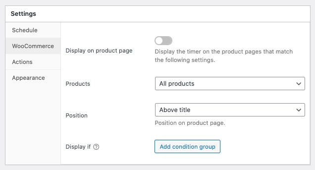 Campaign WooCommerce setting