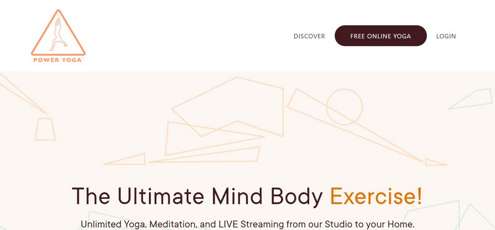 Power Yoga website