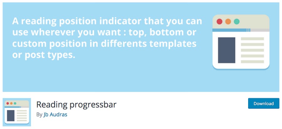 Reading Progressbar plugin