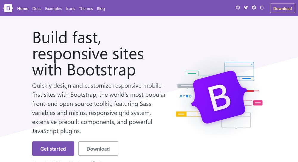 Bootstrap homapage