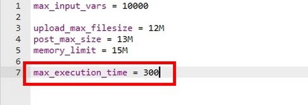 Increase the PHP Timeout Limit