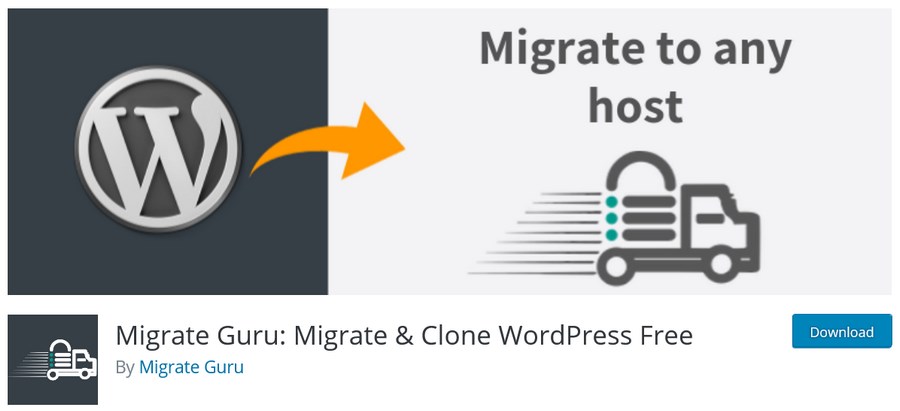 Migrate Guru Migrate Clone WordPress plugin