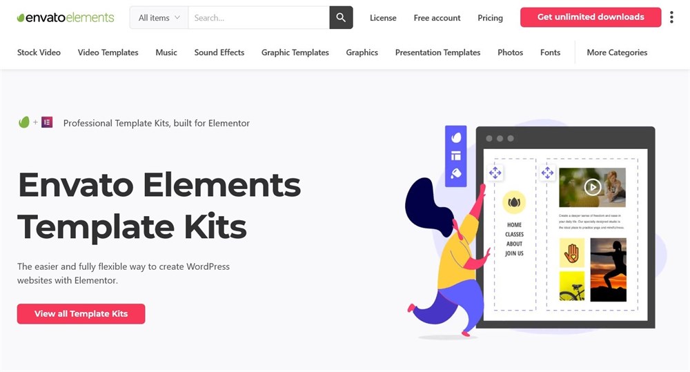 Template Kits Envato Elements