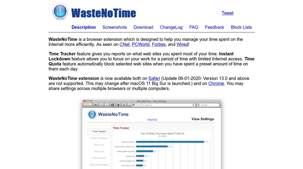 WasteNoTime App