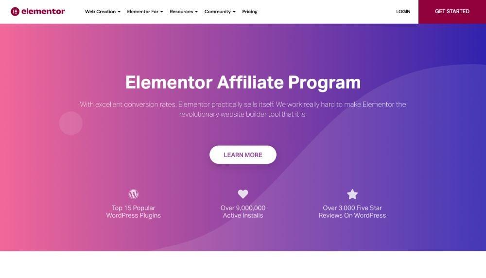 elementor affiliate program