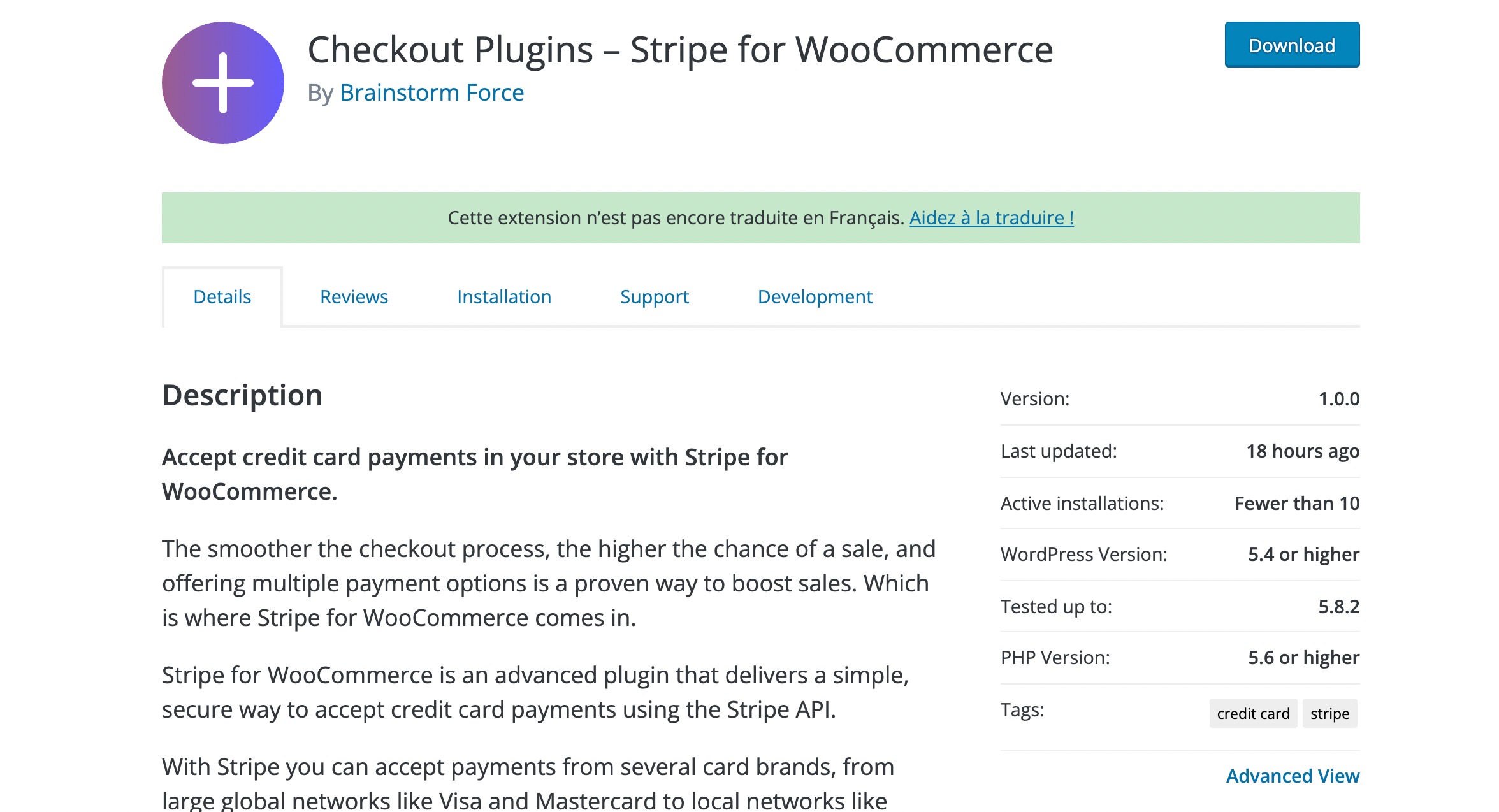 Stripe for WooCommerce 