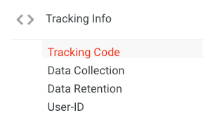 click on tracking code