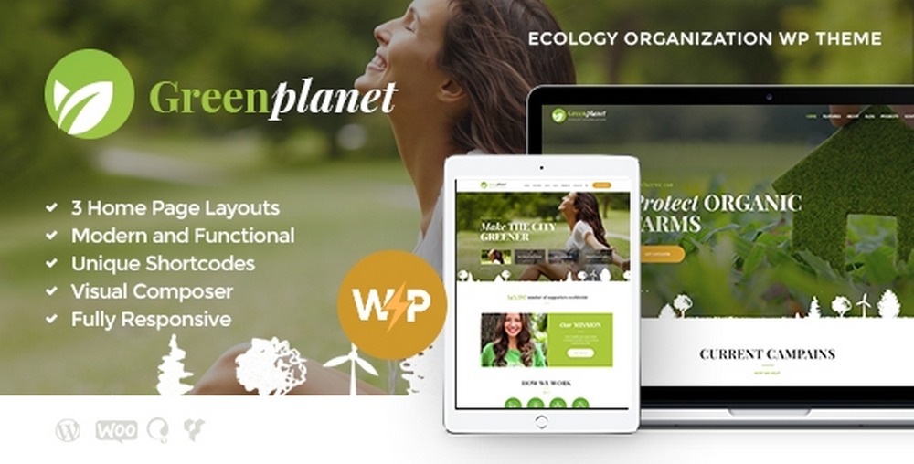 Green Planet WordPress Theme