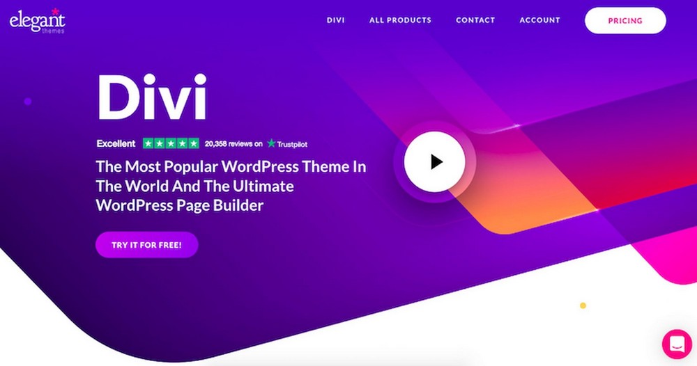 Best transportation WordPress theme - Divi