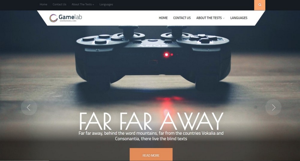 GameLab WordPress theme