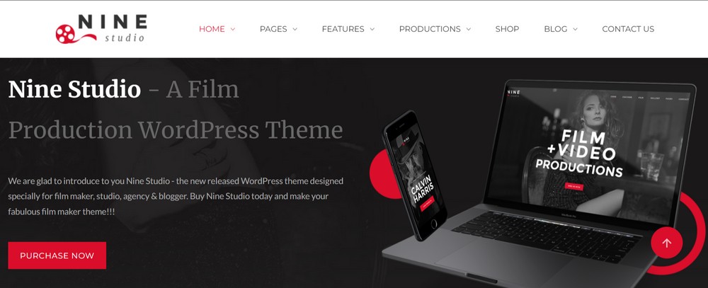 nine studio film production theme