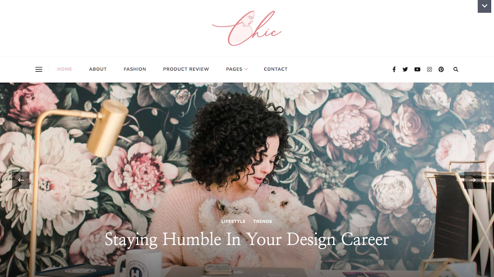 Chic lite beautiful WordPress themes